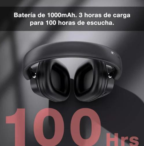 Audífonos Inalámbricos On-ear Bluetooth 5.3 1hora AUT250