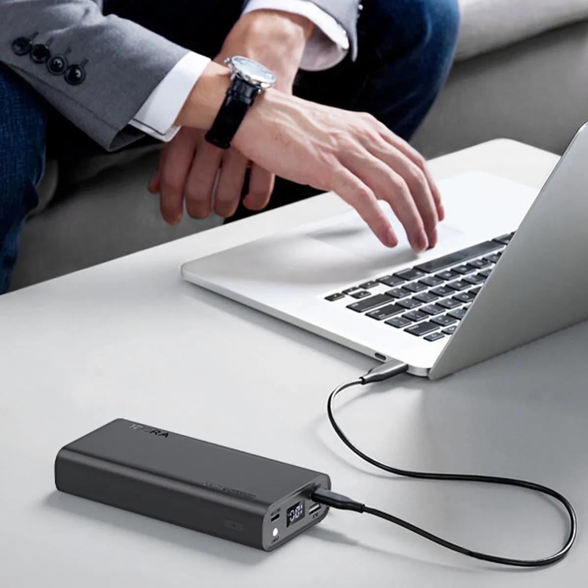 Power bank batería portátil de 20,000 mAh, GAR158, 22.5w con carga rápida
