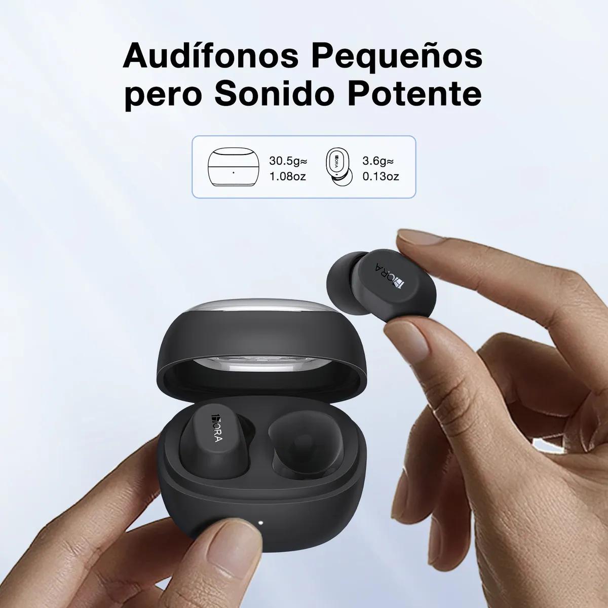 Audifonos Inalambricos In Ear Manos Libres Bluetooth 5.3 Color Negro AUT208