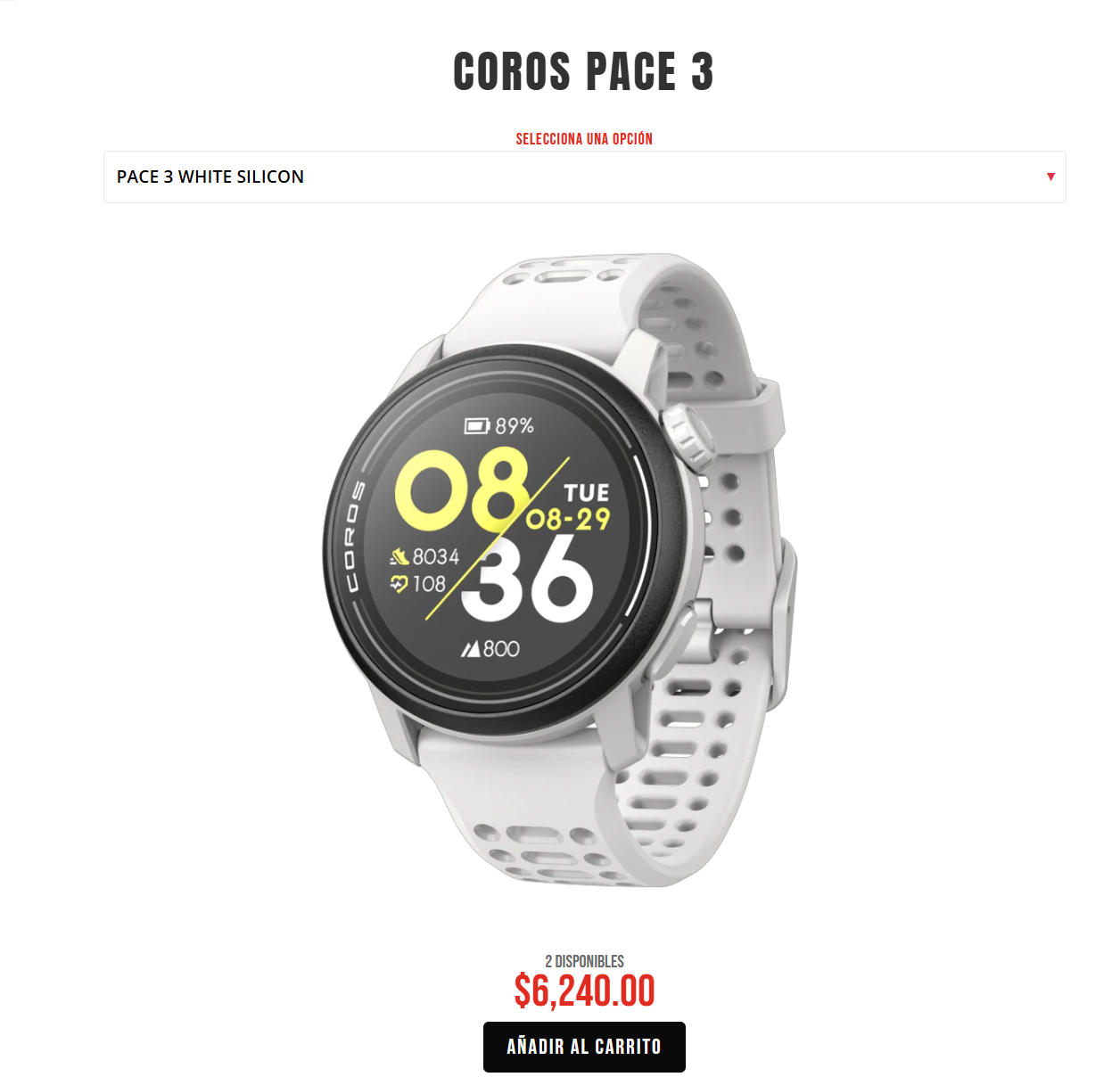 COROS PACE 3 Reloj Deportivo GPS EDICION ESPECIAL