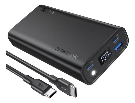 Power bank batería portátil de 20,000 mAh, GAR158, 22.5w con carga rápida