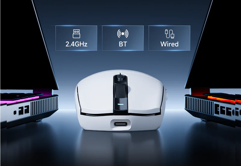 Mchose G3 Doble 8k Ratón Inalámbrico Para Gamers