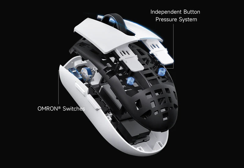 Mchose G3 Doble 8k Ratón Inalámbrico Para Gamers