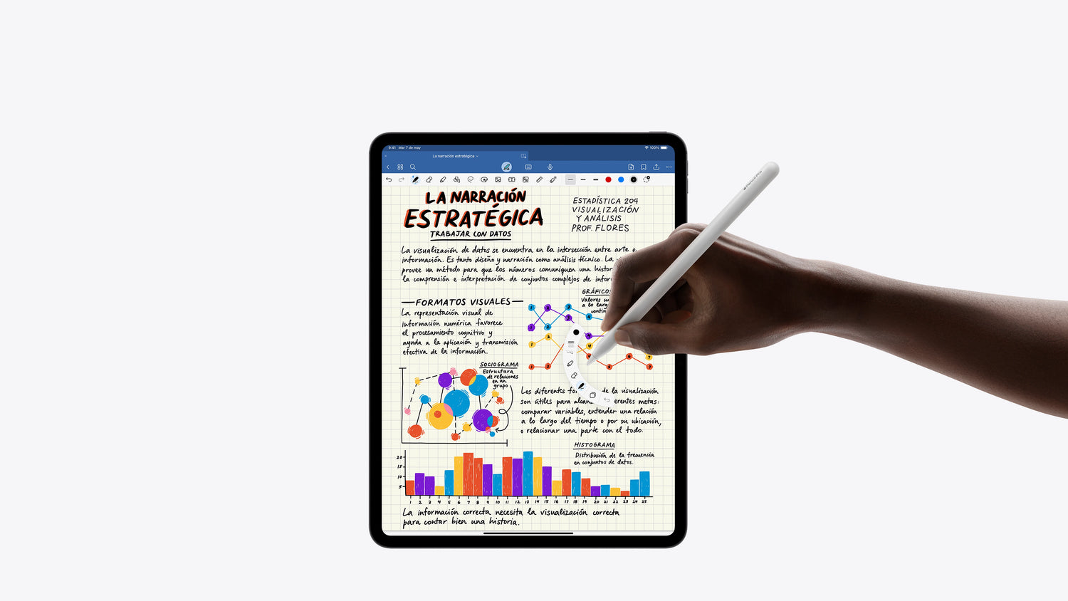 Apple iPad Pro 12.9" 2022 — Vista frontal | Compra en Geekfan México
