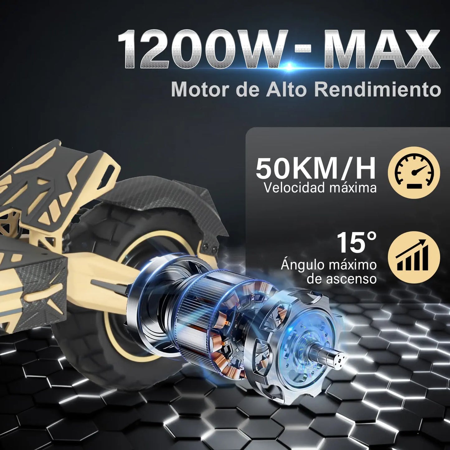 Honey Whale G2 Pro — Vista lateral | Compra en Geekfan México